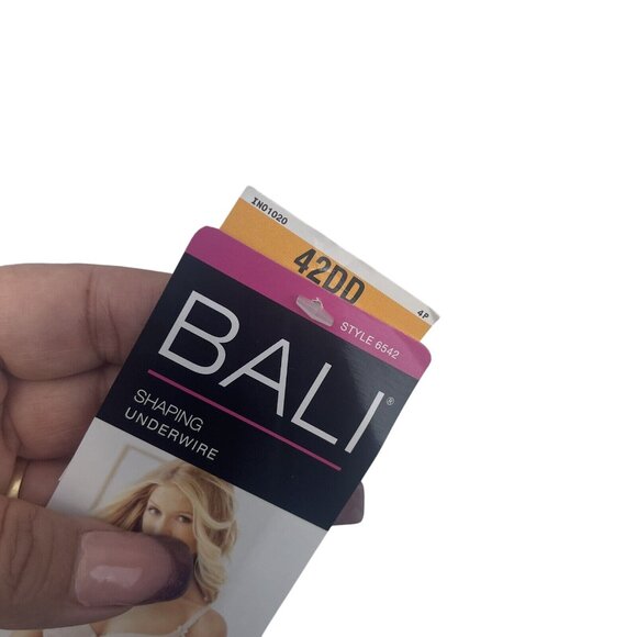 Bali White Lace Desire Underwire Bra 42DD Full Coverage Shaping Foam Style 6542 - Picture 12 of 12